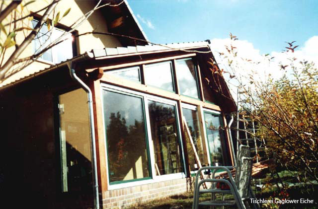 Wintergarten von der Seite